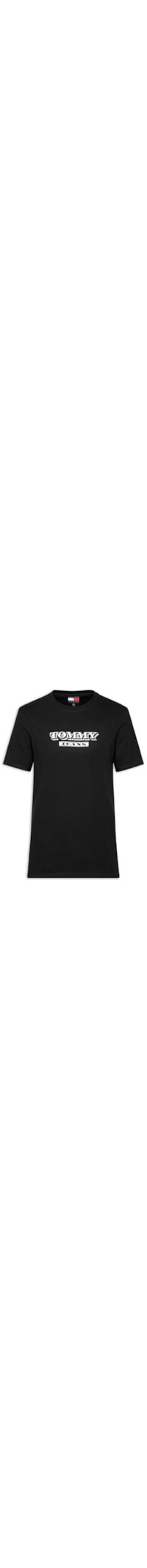 Camiseta Masculina Regular Fit Estampada Bills Font - Preto