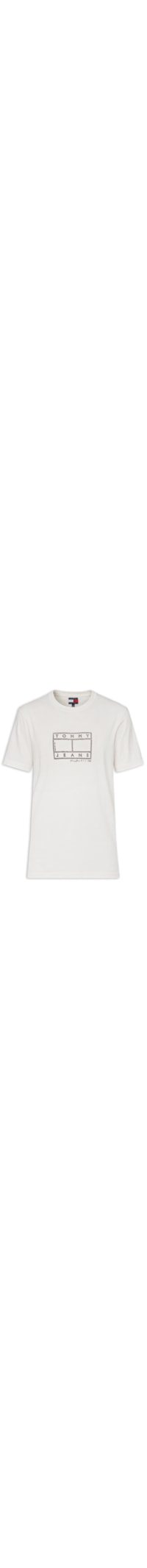 Camiseta Masculina Regular Fit Estampada Center Flag - Branco