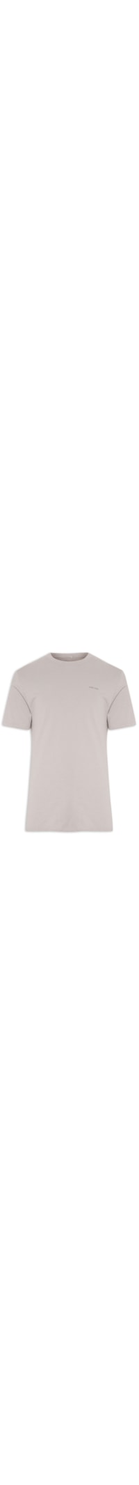 Camiseta Masculina Regular Fit Flame Stone - Cinza