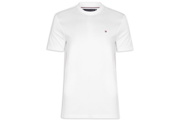 Camiseta Masculina Regular Fit Global Stripe - Branco