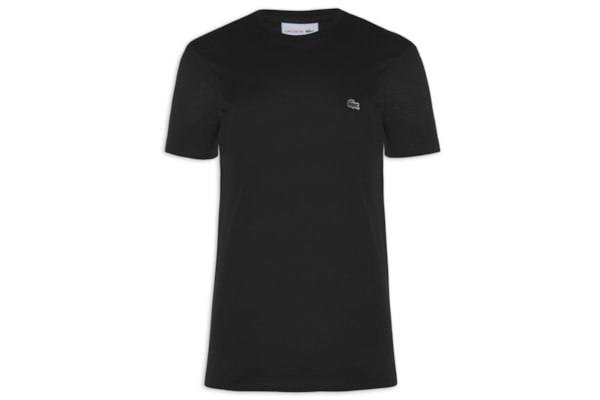 Camiseta Masculina Regular Fit Gola Redonda Em Algodão Pima - Preto 