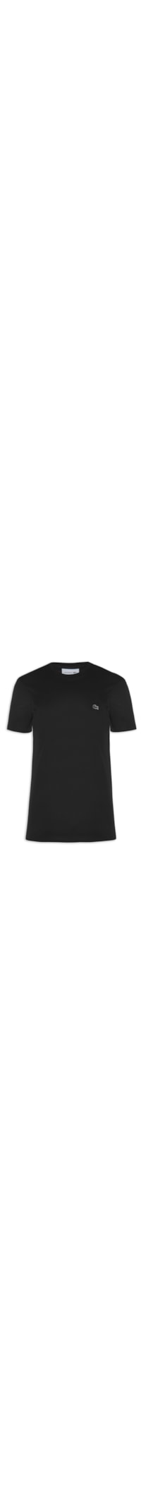 Camiseta Masculina Regular Fit Gola Redonda Em Algodão Pima - Preto