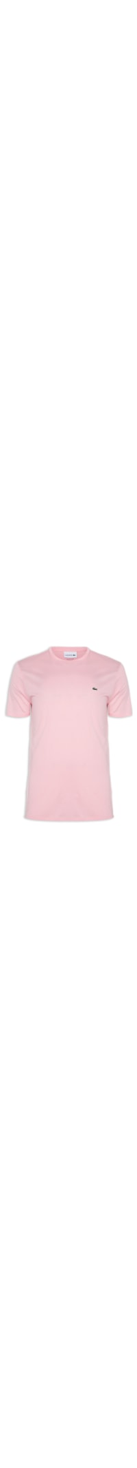 Camiseta Masculina Regular Fit Gola Redonda Em Algodão Pima - Rosa