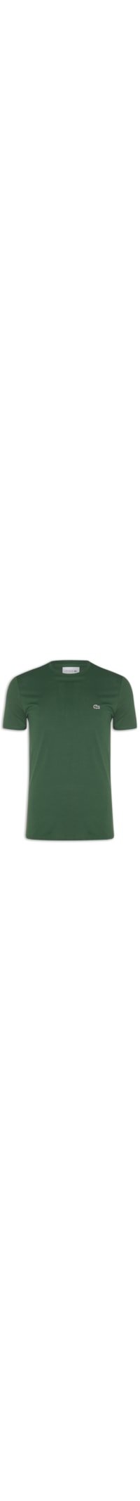 Camiseta Masculina Regular Fit Gola Redonda Em Algodão Pima - Verde