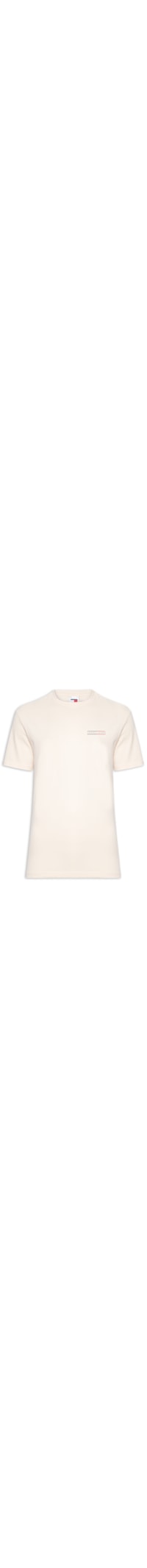 Camiseta Masculina Regular Fit Graphic Slub - Bege