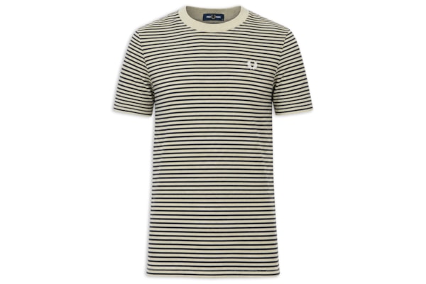 Camiseta Masculina Regular Fit Heavy Cotton Listras Finas - Verde
