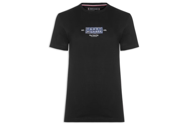 Camiseta Masculina Regular Fit Heritage - Preto