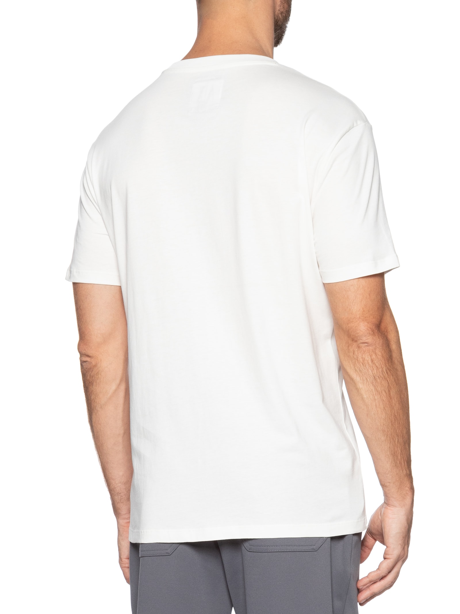 Camiseta Masculina Regular Fit Icon A|X Bordado Branco Armani Exchange