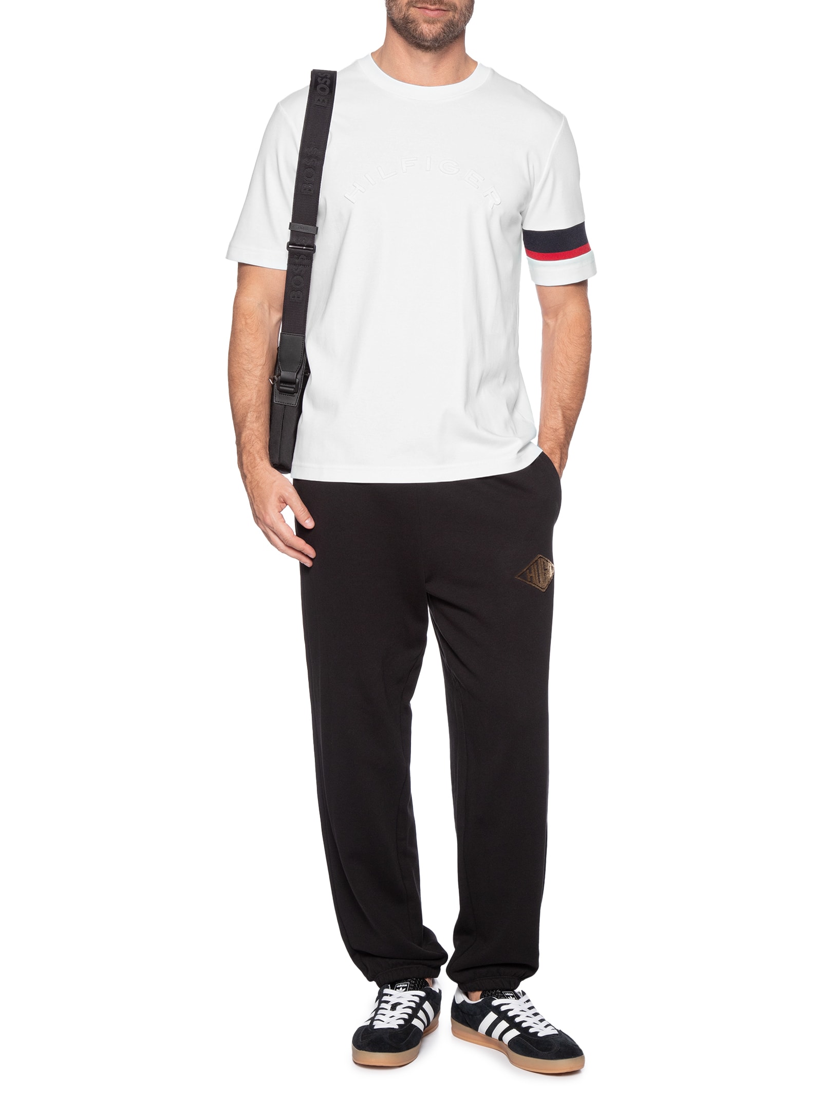 Camiseta Masculina Regular Fit Insert Branco Tommy Hilfiger