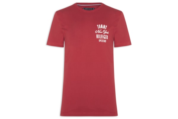 Camiseta Masculina Regular Fit Inverse Climate Graphic - Vermelho