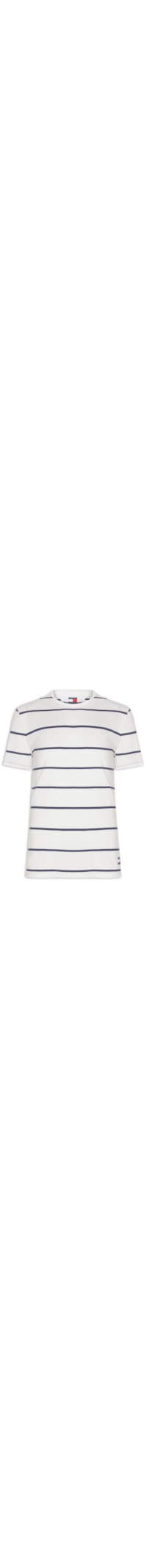 Camiseta Masculina Regular Fit Listrada - Branco
