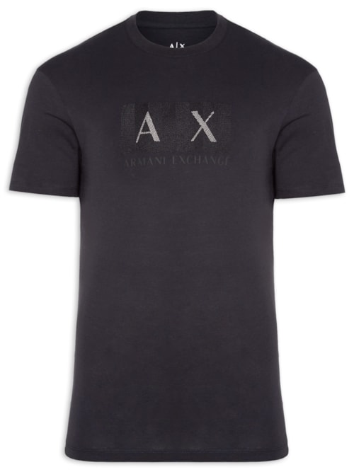 Camiseta Masculina Regular Fit Logo A|X Grande – Azul