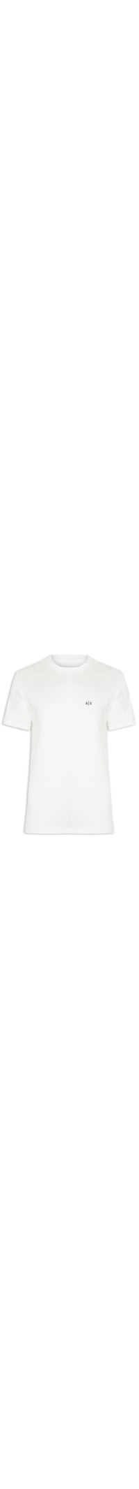 Camiseta Masculina Regular Fit Logo A|X Pequeno - Branco