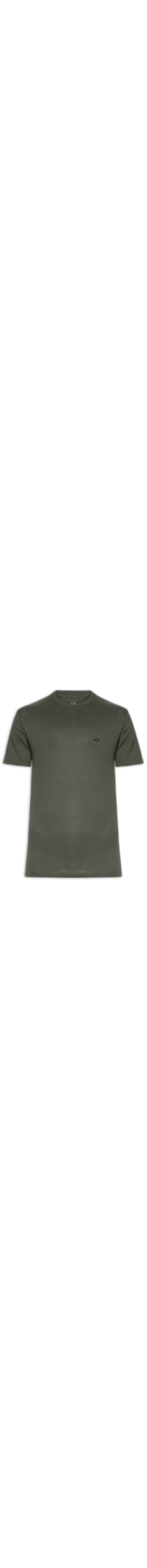 Camiseta Masculina Regular Fit Logo A|X Pequeno - Verde