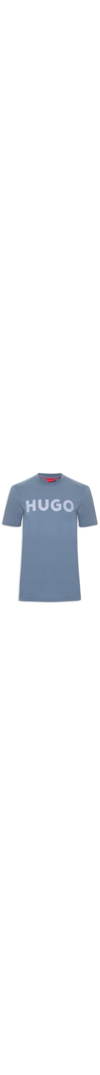 Camiseta Masculina Regular Fit Logo Printed Dulivi - Azul