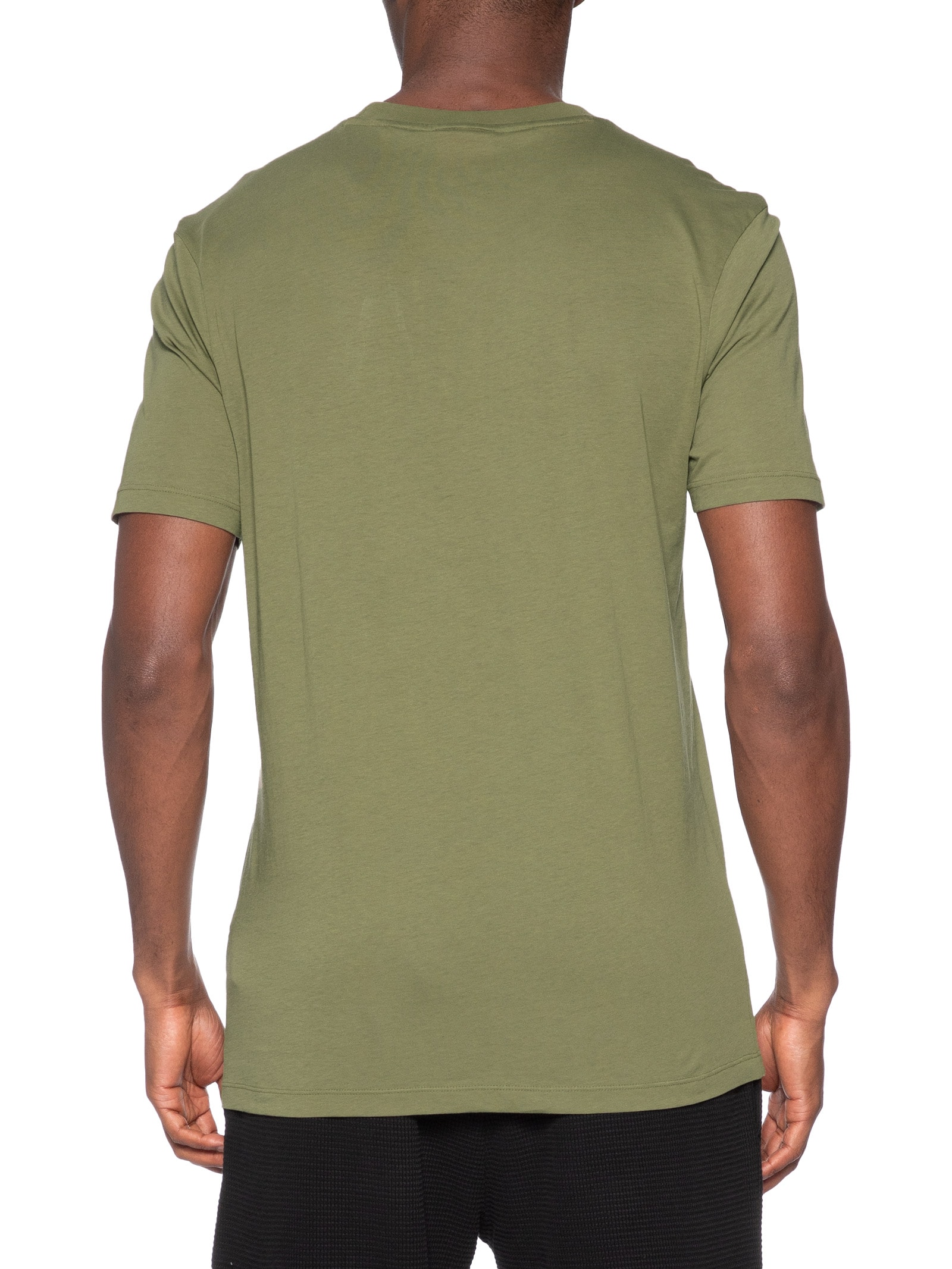Camiseta Masculina Regular Fit Logo Printed Dulivio Verde Hugo