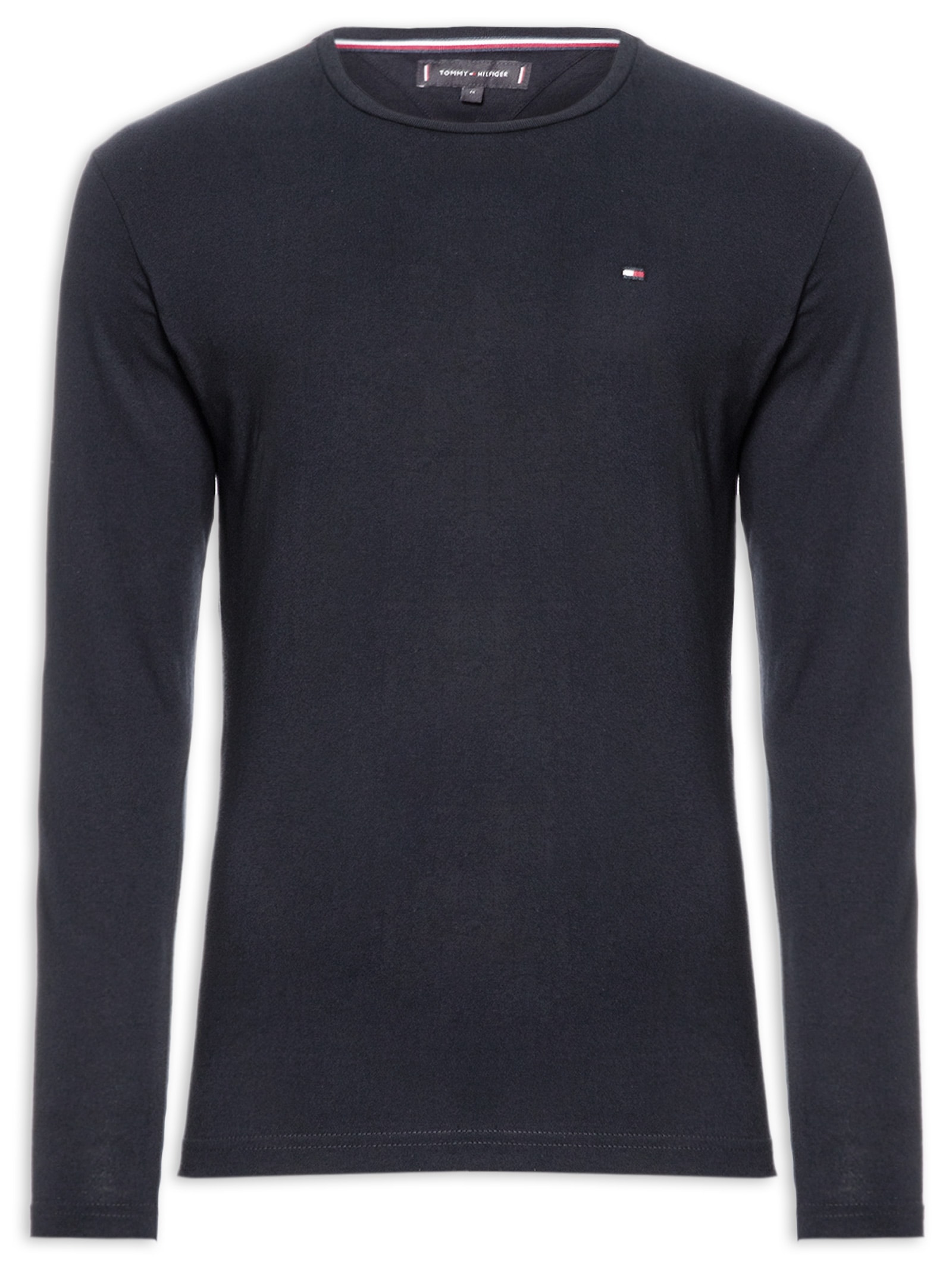 Camiseta Masculina Regular Fit Long Sleeve Azul Tommy Hilfiger