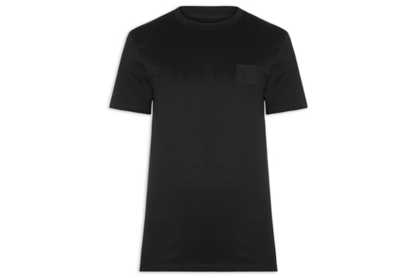 Camiseta Masculina Regular Fit Manga Curta AX2 - Preto