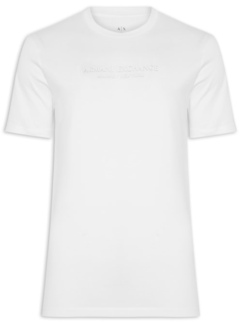 Camiseta Masculina Regular Fit Milano / New York – Branco