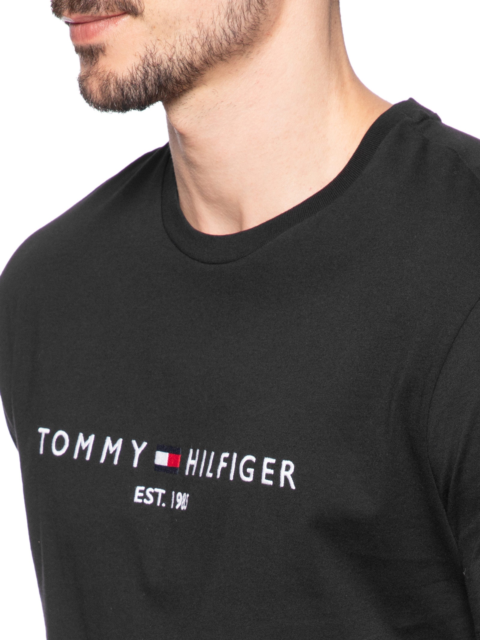 Camiseta Masculina Regular Fit Preto Tommy Hilfiger