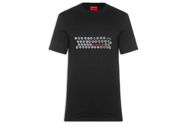 Camiseta Masculina Regular - Fit Printed Artwork Deyss - Preto