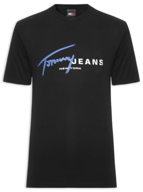 Camiseta Masculina Regular Fit Signature Dna – Preto