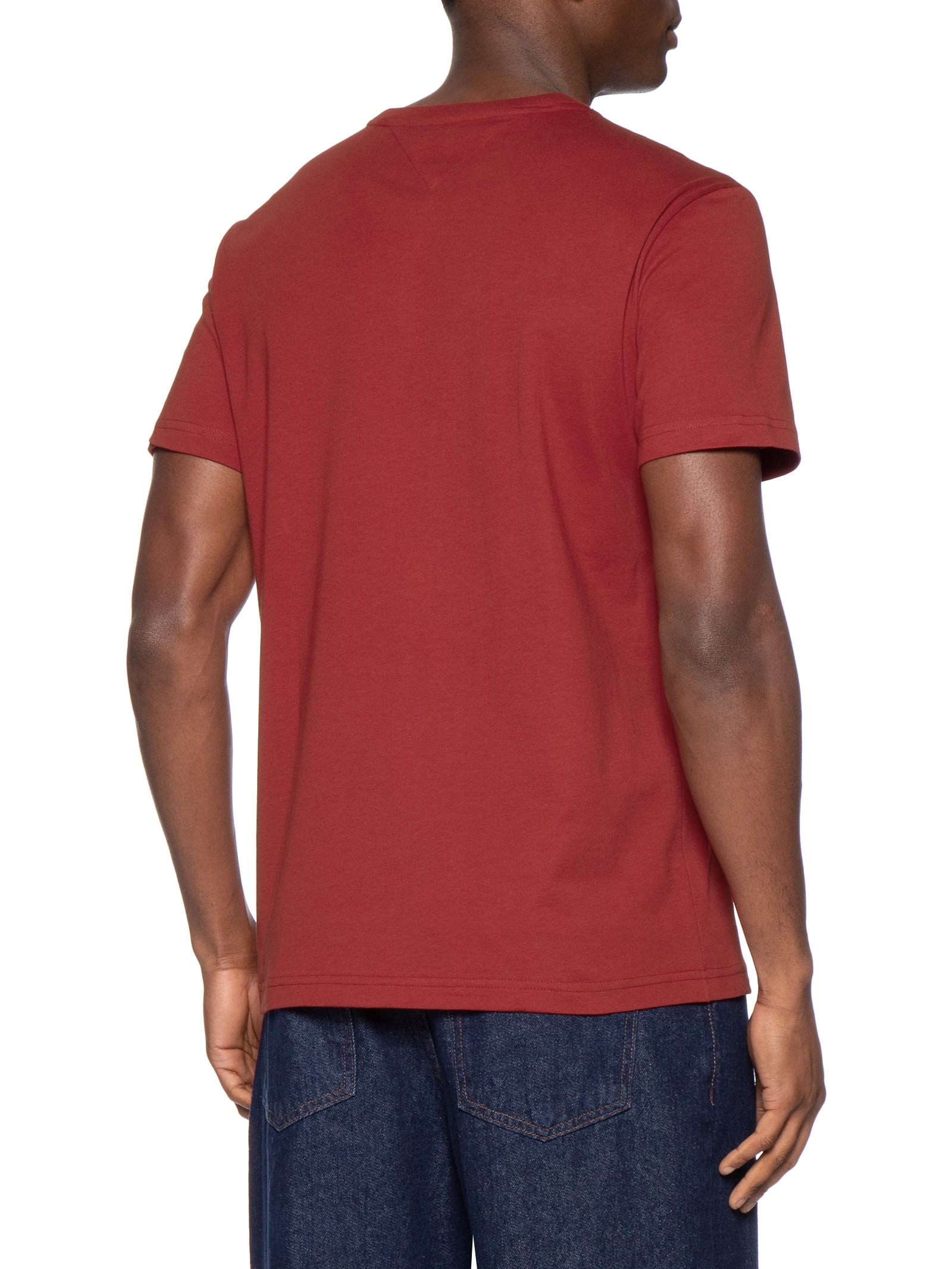 Camiseta Masculina Regular Fit Solid Pocket Vermelho Tommy Hilfiger