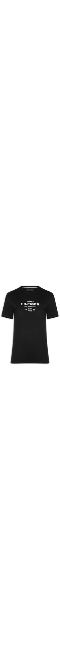 Camiseta Masculina Regular Fit Stack Graphic - Preto