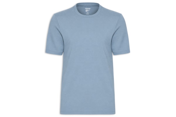 Camiseta Masculina Regular Fit Super Cotton Pima - Azul