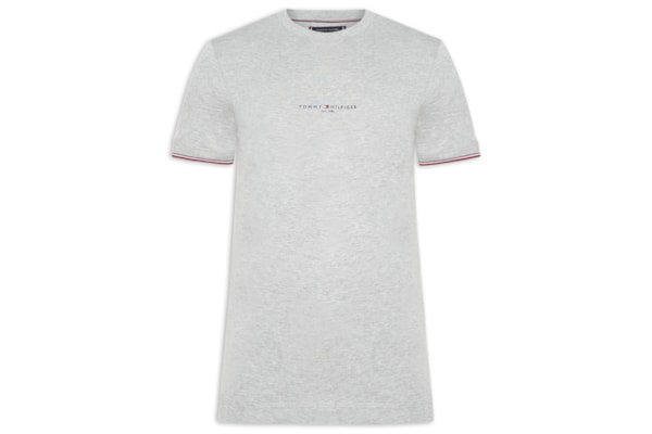 Camiseta Masculina Regular Fit Tipped Com Friso - Azul