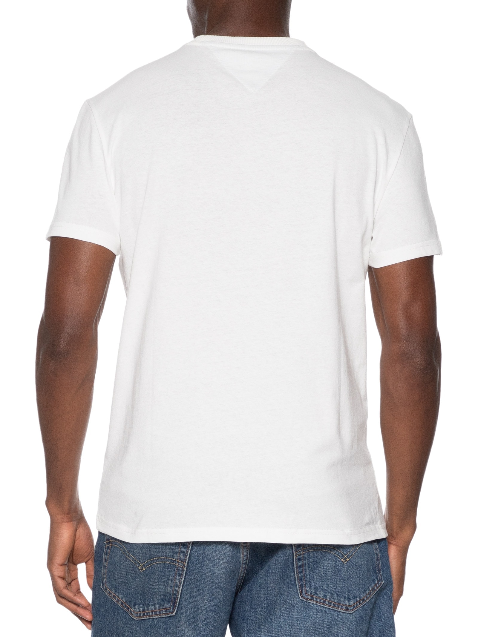 Camiseta Masculina Regular Fit Varsity Novelty Branco Tommy Jeans
