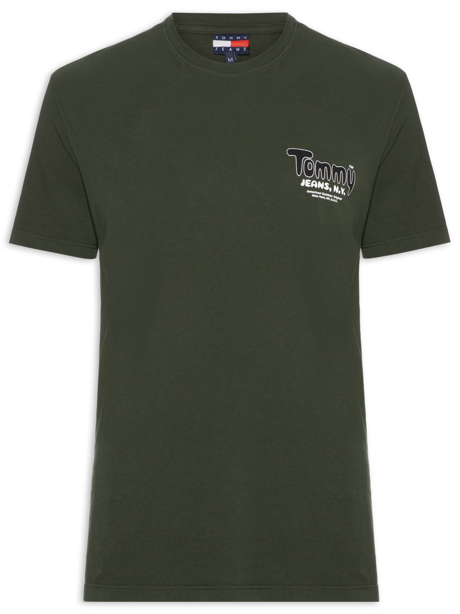 Camiseta Masculina Regular Fit Verde Tommy Jeans