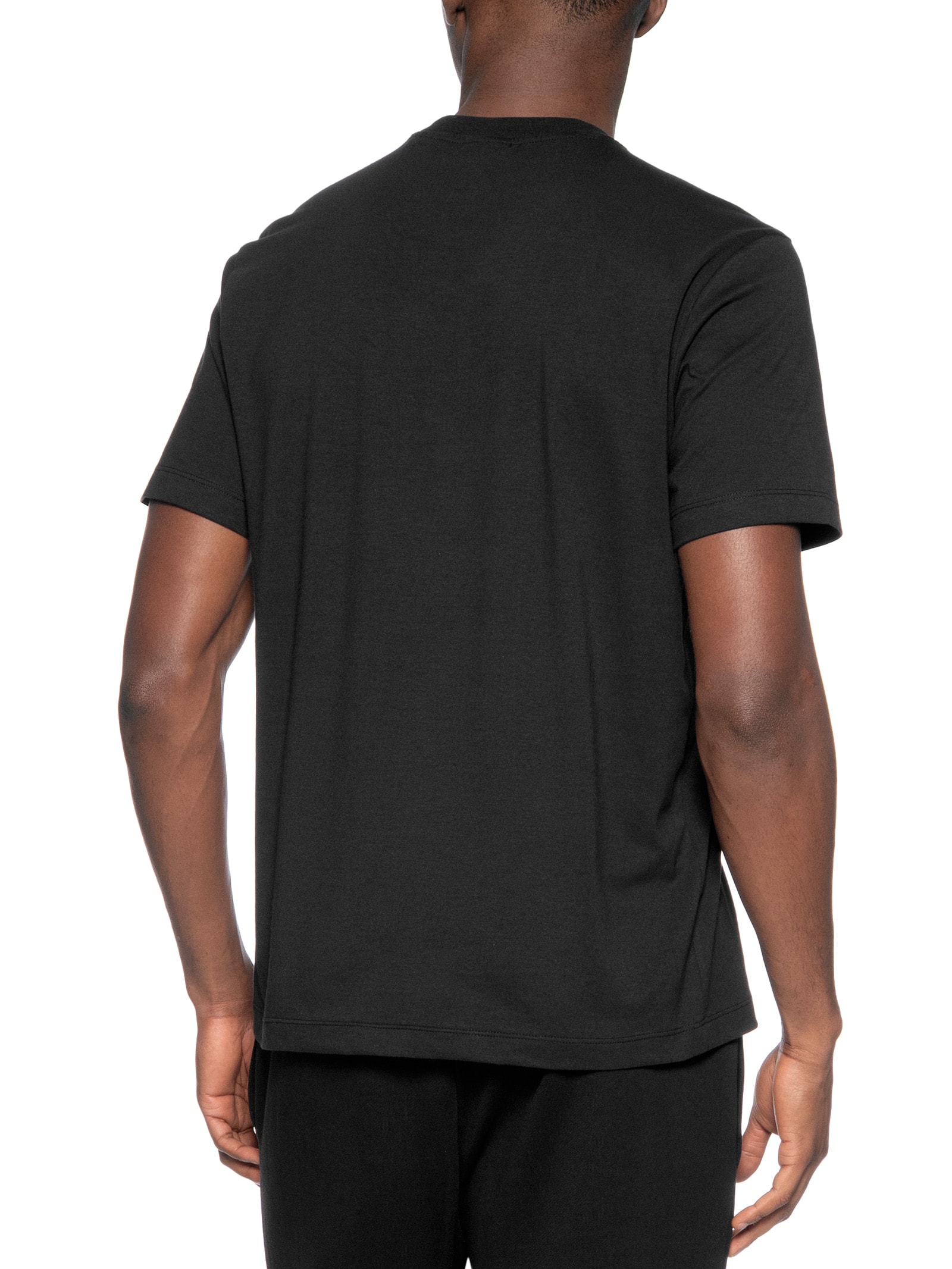 Camiseta Masculina Regular Italy Letter Preto Fila