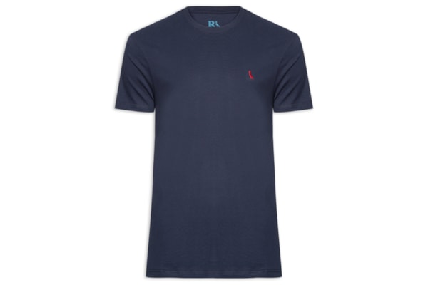 ?Camiseta Masculina Regular Pica Pau Vermelho - Azul