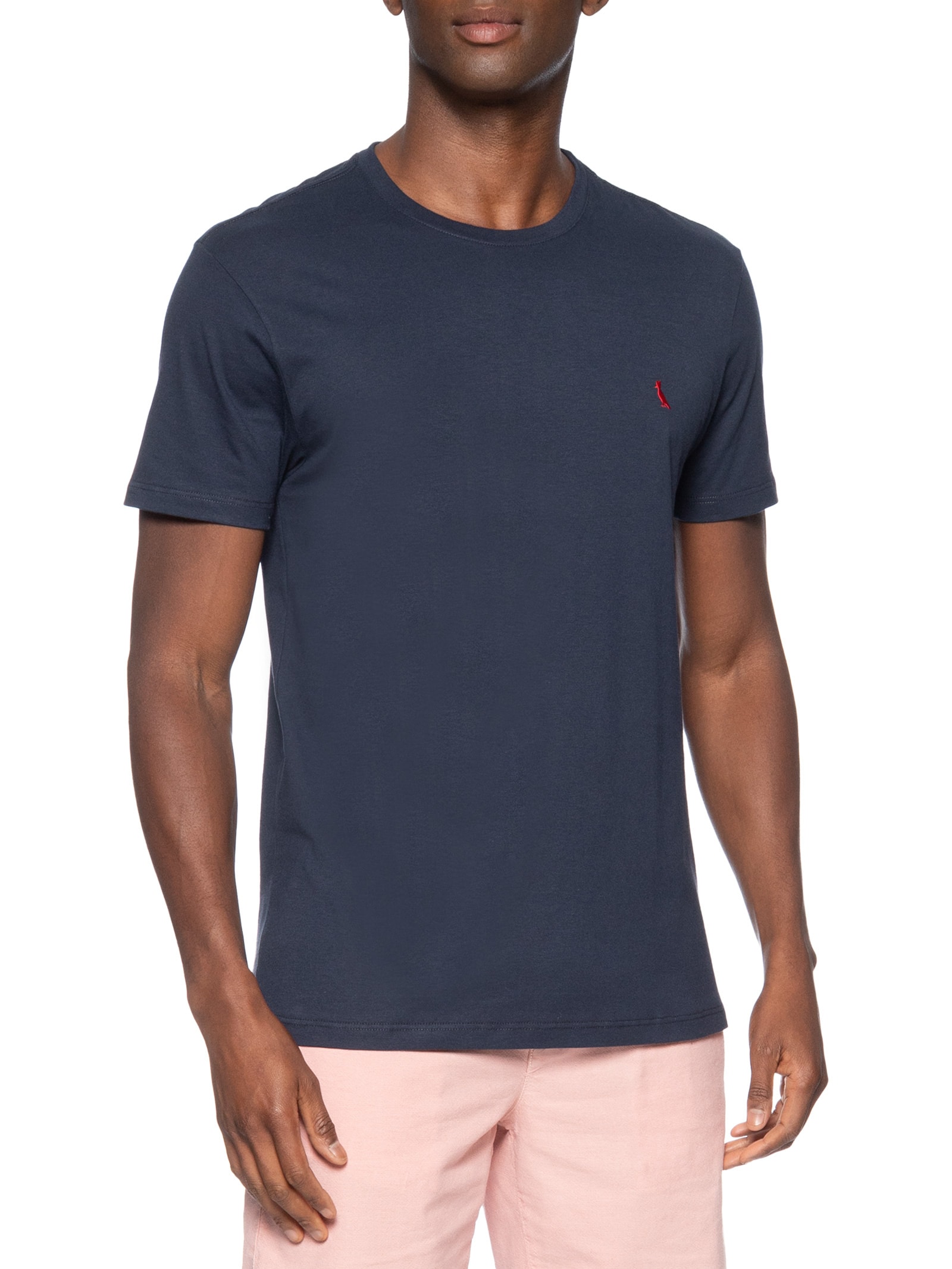 ?Camiseta Masculina Regular Pica Pau Vermelho Azul Reserva