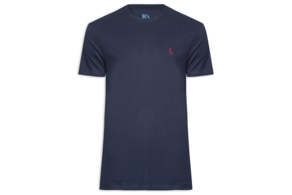 ?Camiseta Masculina Regular Pica Pau Vermelho - Azul