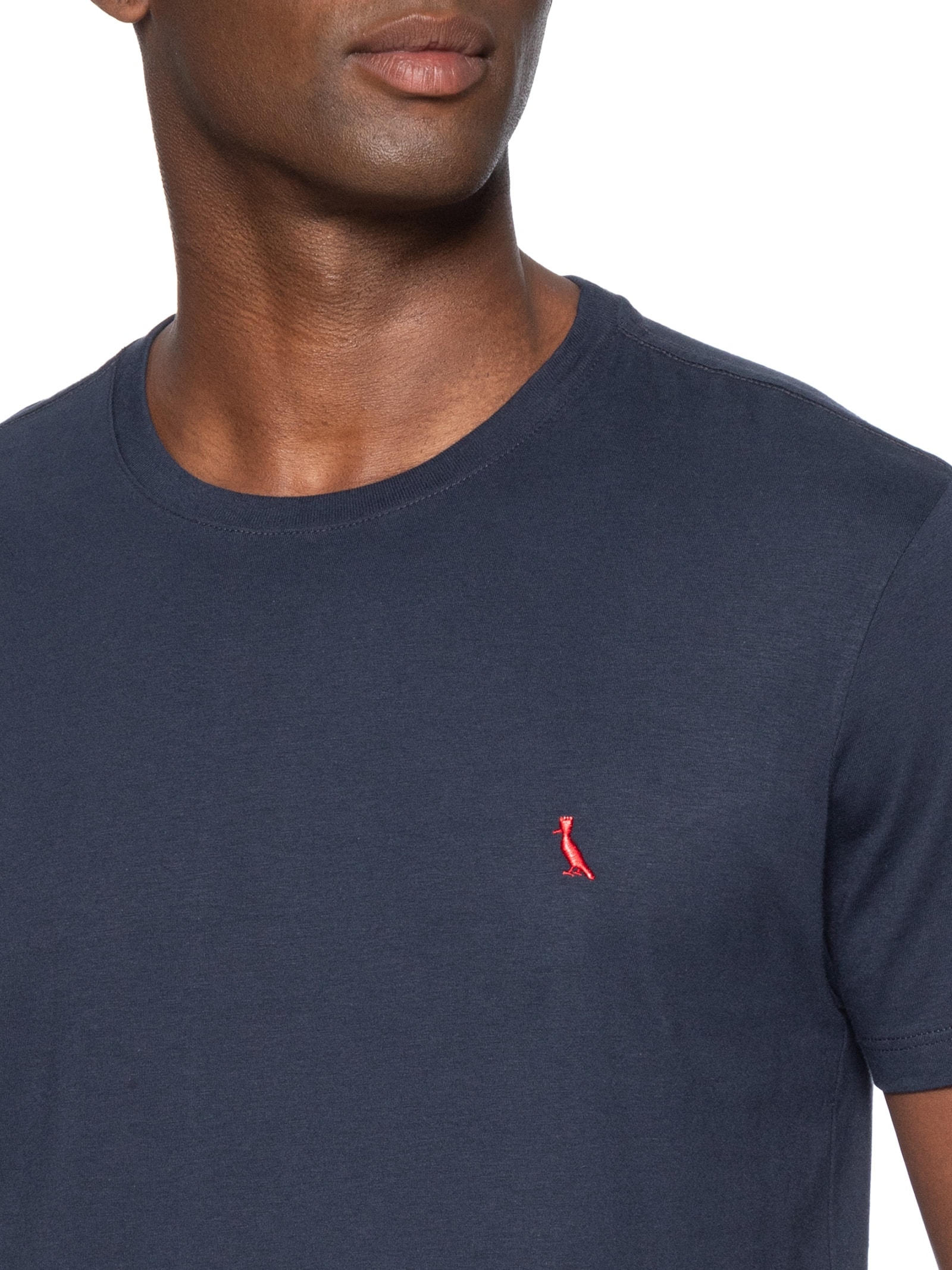 ?Camiseta Masculina Regular Pica Pau Vermelho Azul Reserva