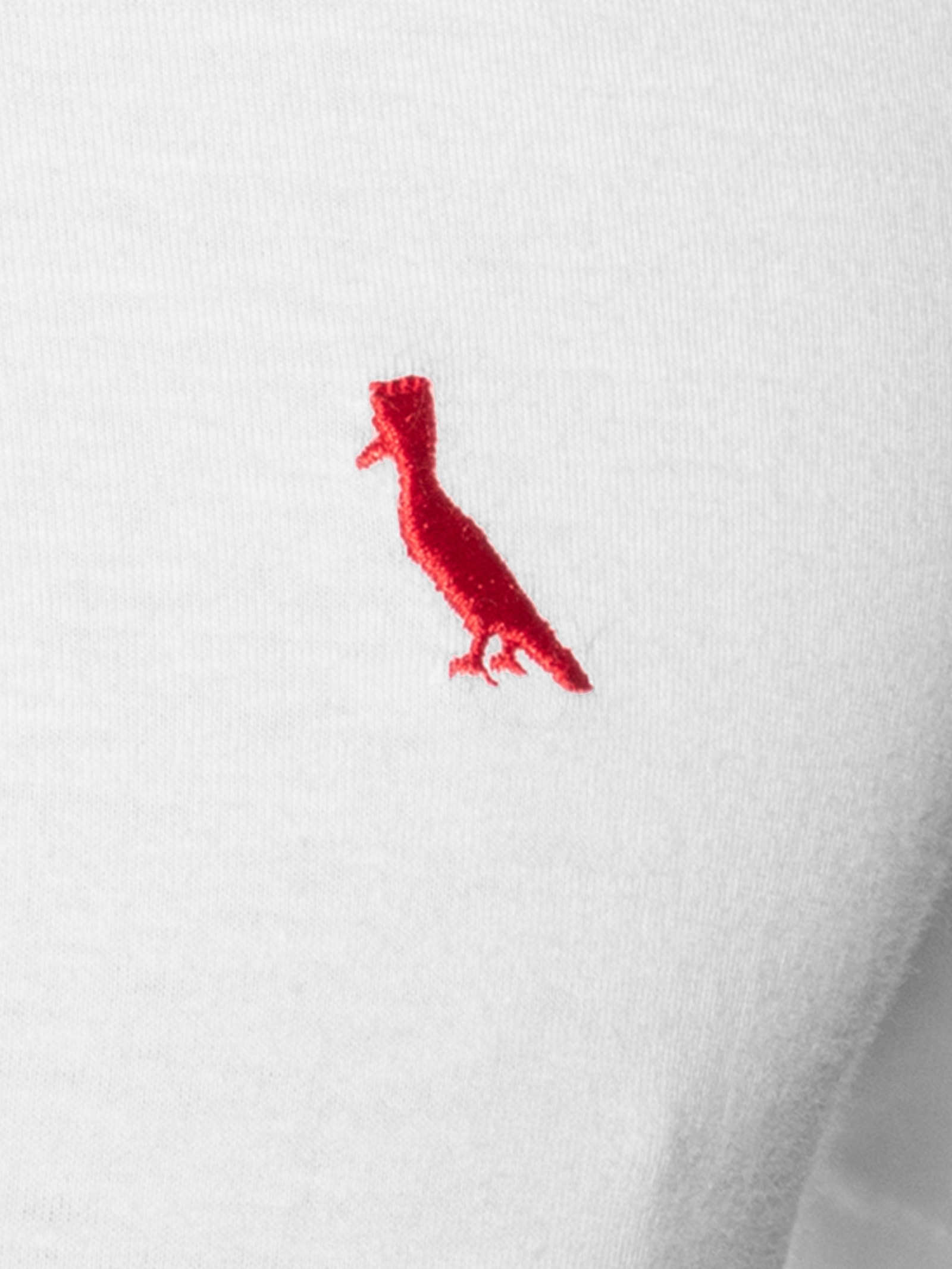 ?Camiseta Masculina Regular Pica Pau Vermelho Branco  Reserva
