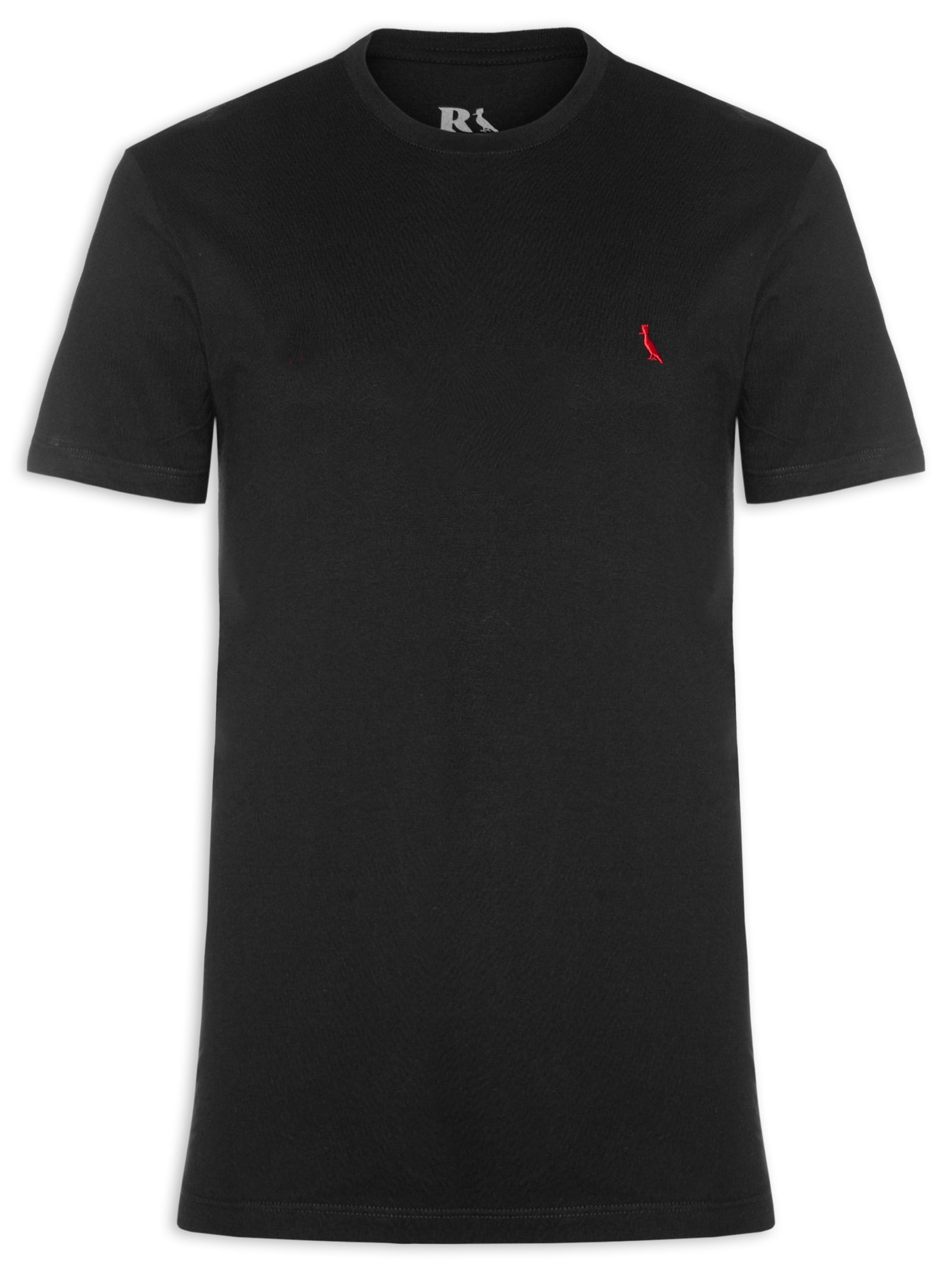 Camiseta Masculina Regular Pica Pau Vermelho Preto  Reserva