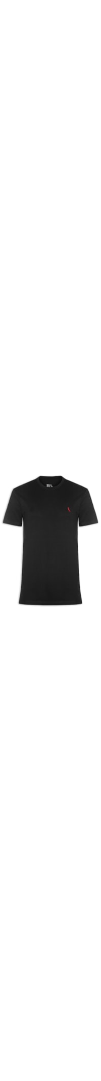 Camiseta Masculina Regular Pica Pau Vermelho - Preto