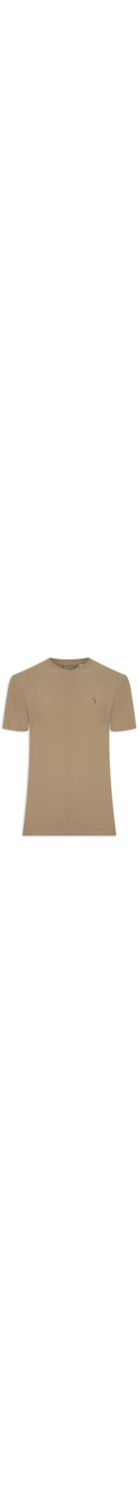 Camiseta Masculina Regular Piquet Flame - Marrom
