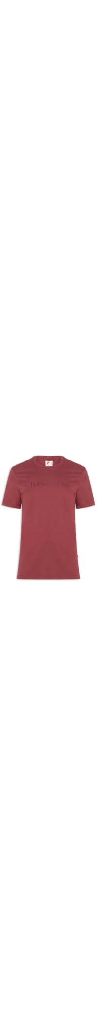 Camiseta Masculina Regular Sport Club Letter - Vermelho