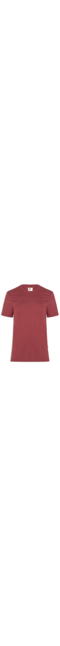 Camiseta Masculina Regular Sport Club Letter - Vermelho