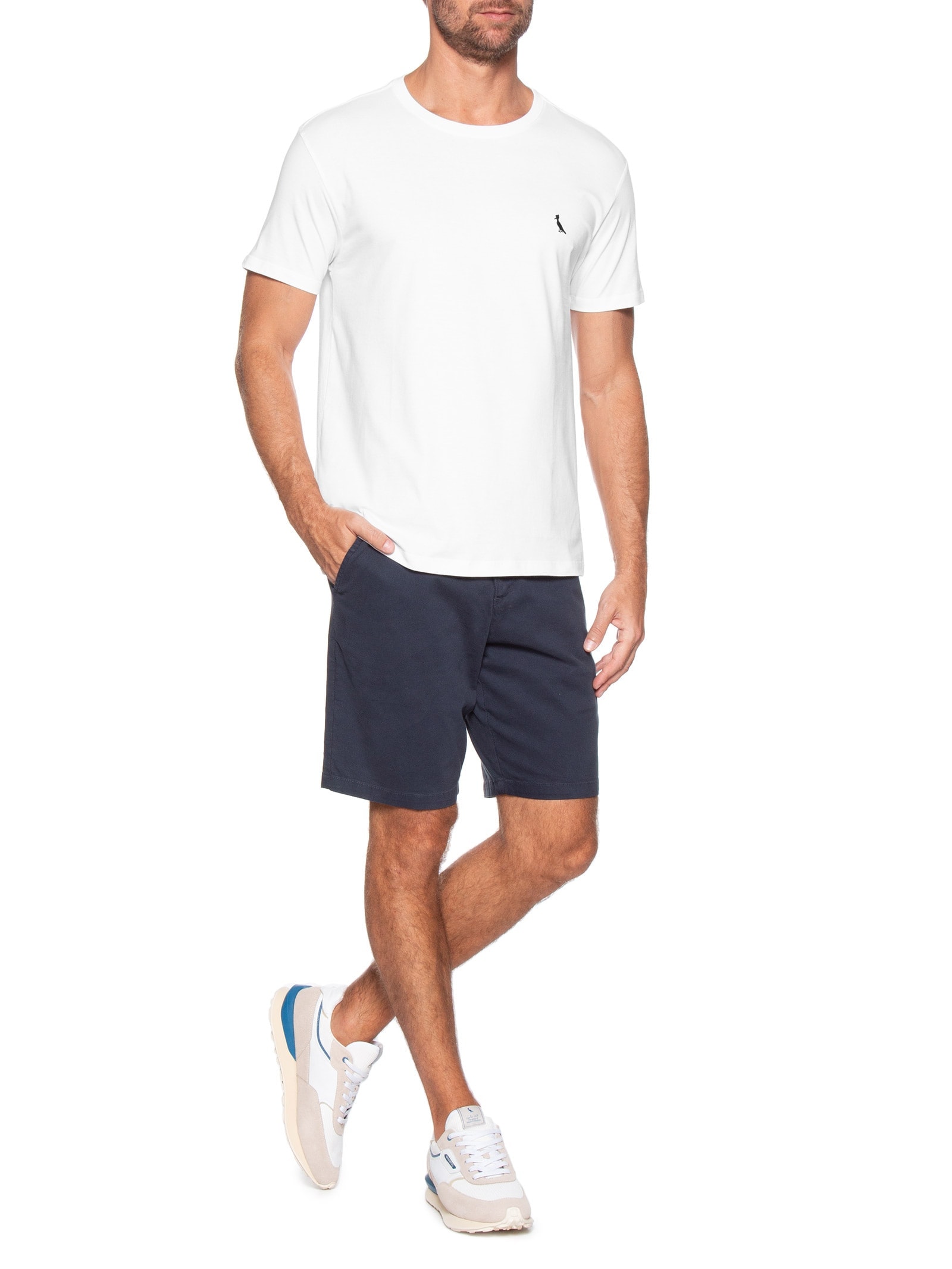 Camiseta Masculina Regular Vento Branco  Reserva