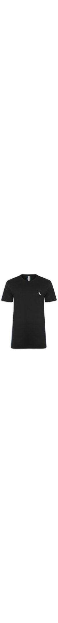 Camiseta Masculina Regular Vento - Preto