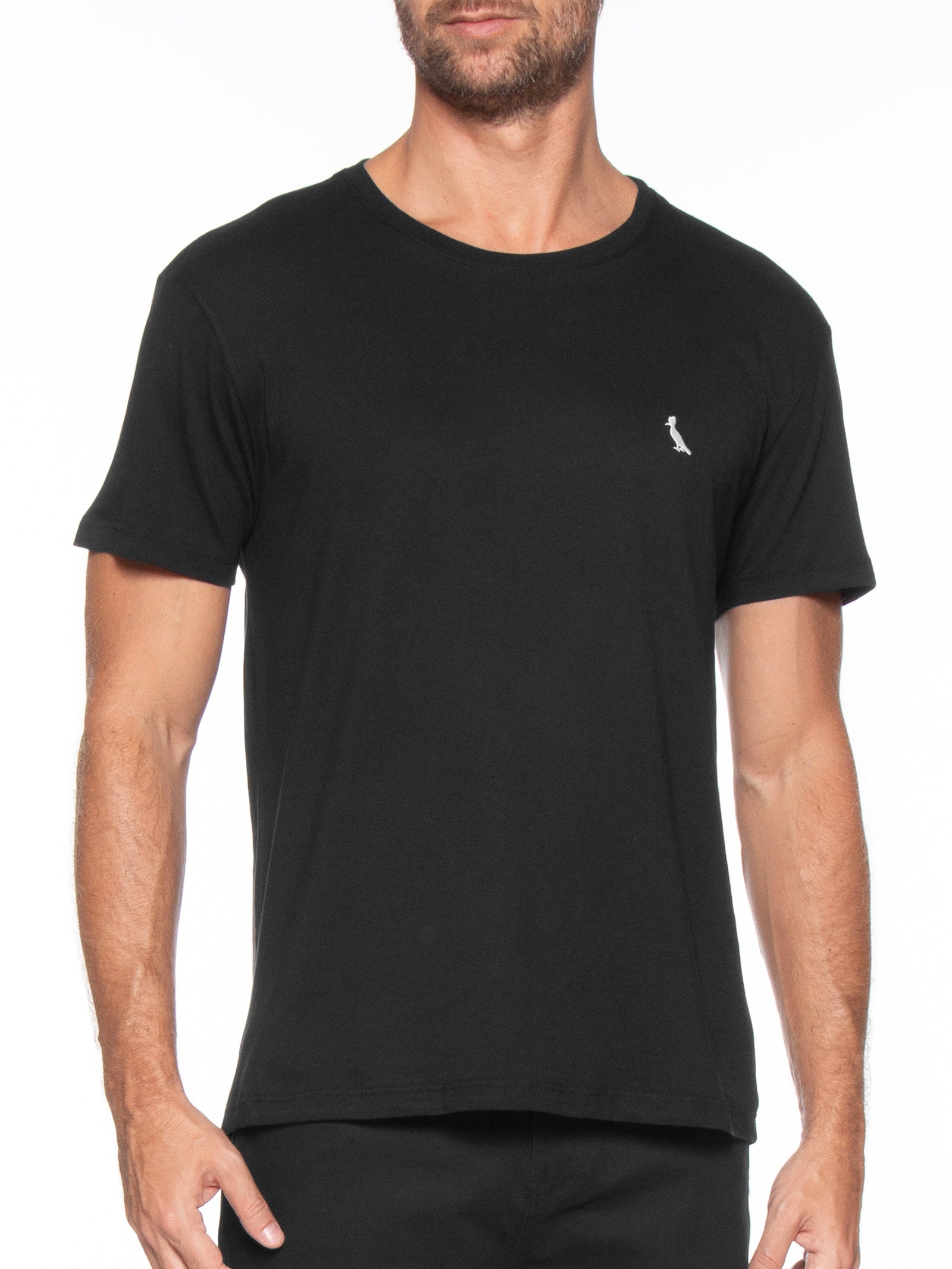 Camiseta Masculina Regular Vento Preto Reserva