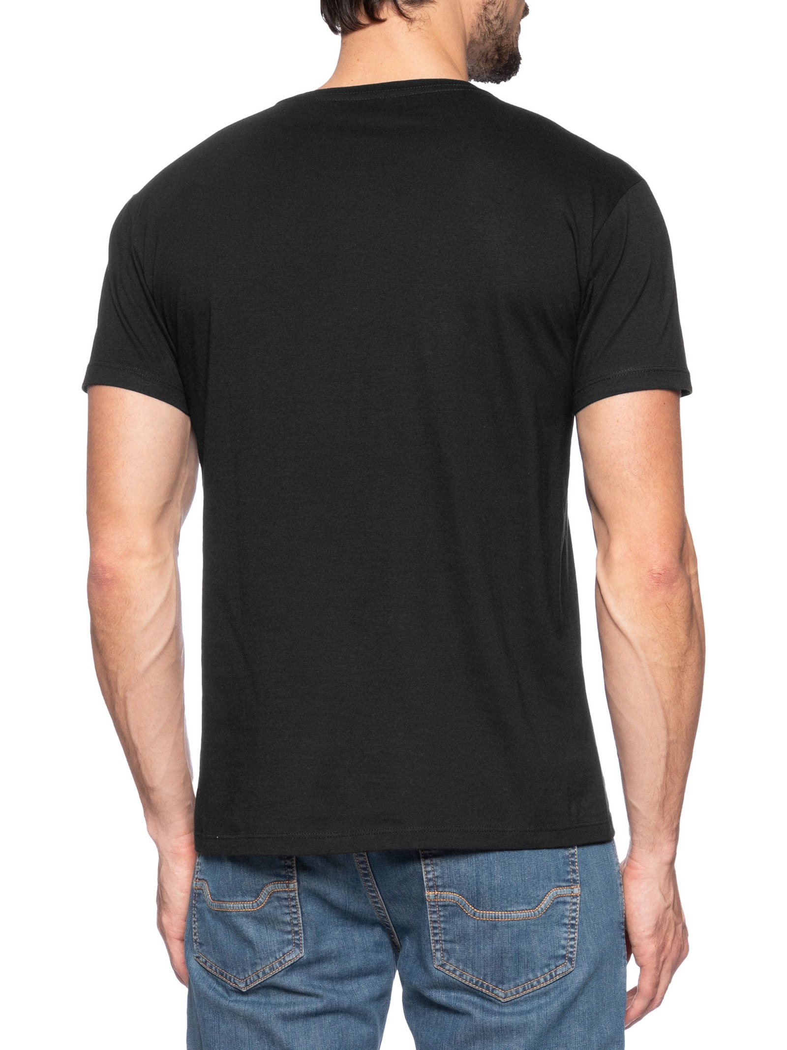 Camiseta Masculina Regular Vento Preto Reserva