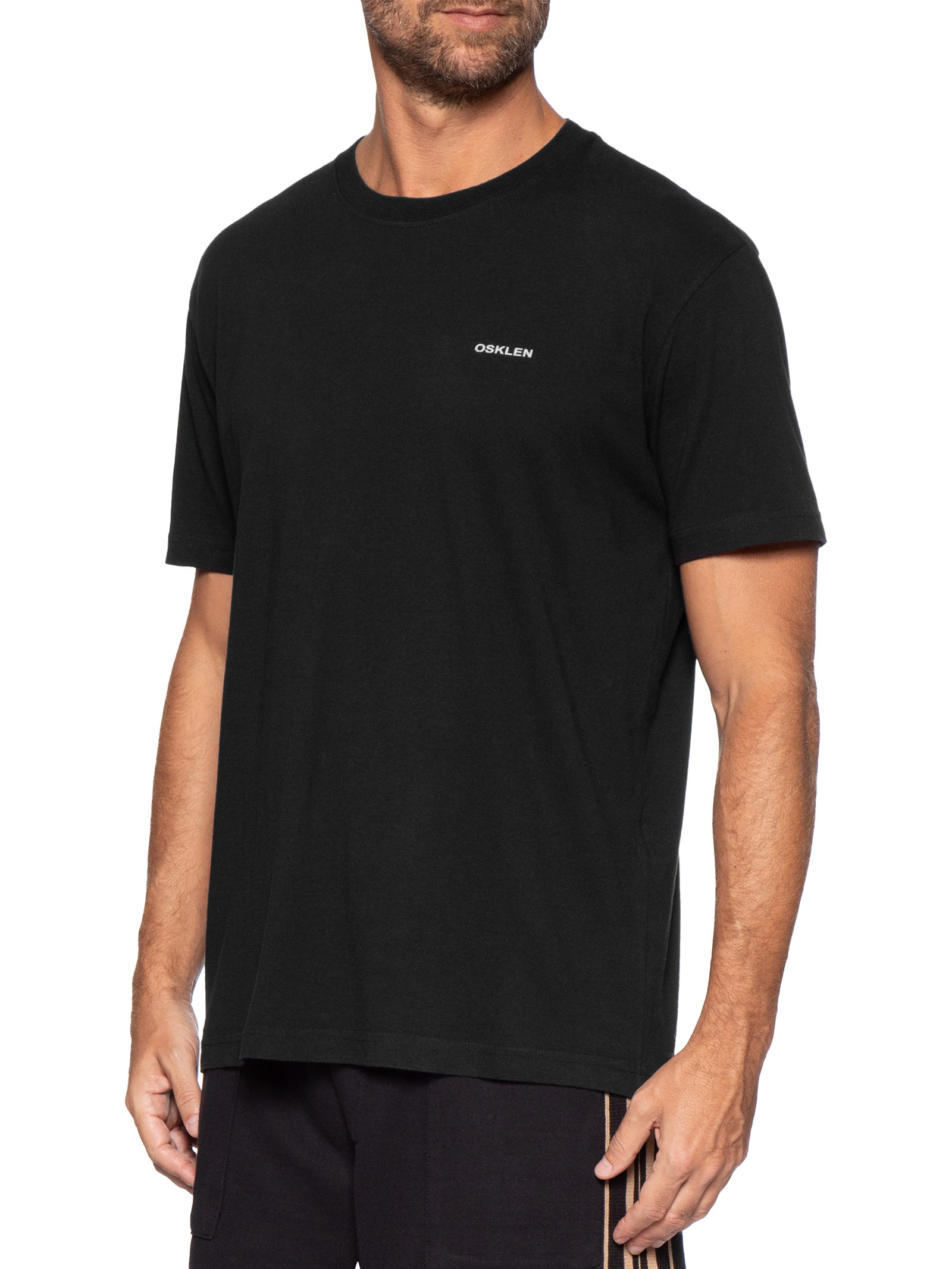 Camiseta Masculina Regular Vintage Insect Floral – Preto Osklen