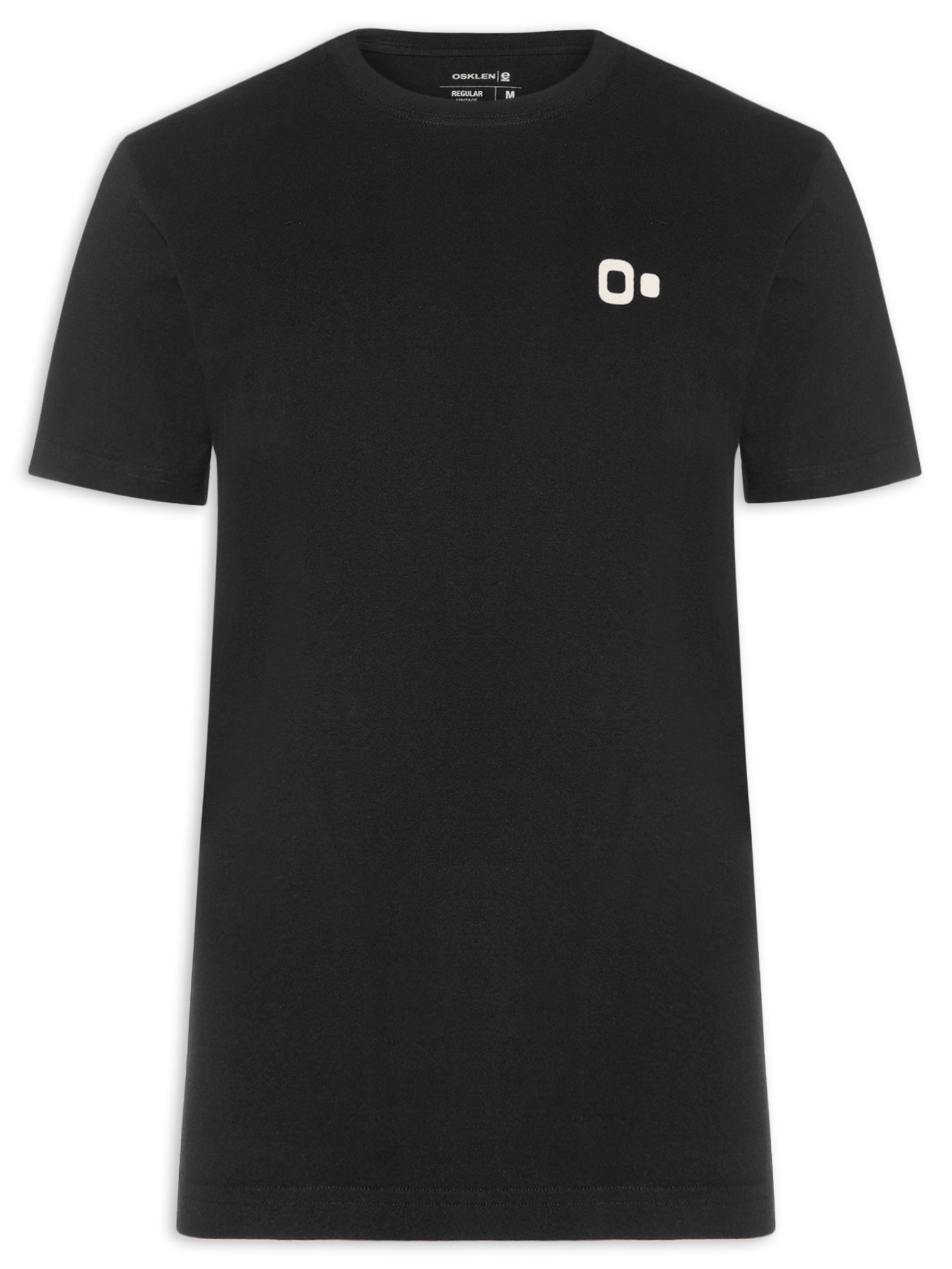 Camiseta Masculina Regular Vintage New icon Big Preto Osklen
