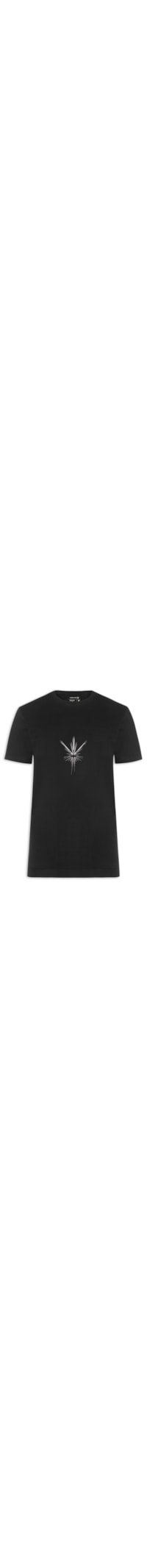 Camiseta Masculina Regular Vintage Surfing Star - Preto